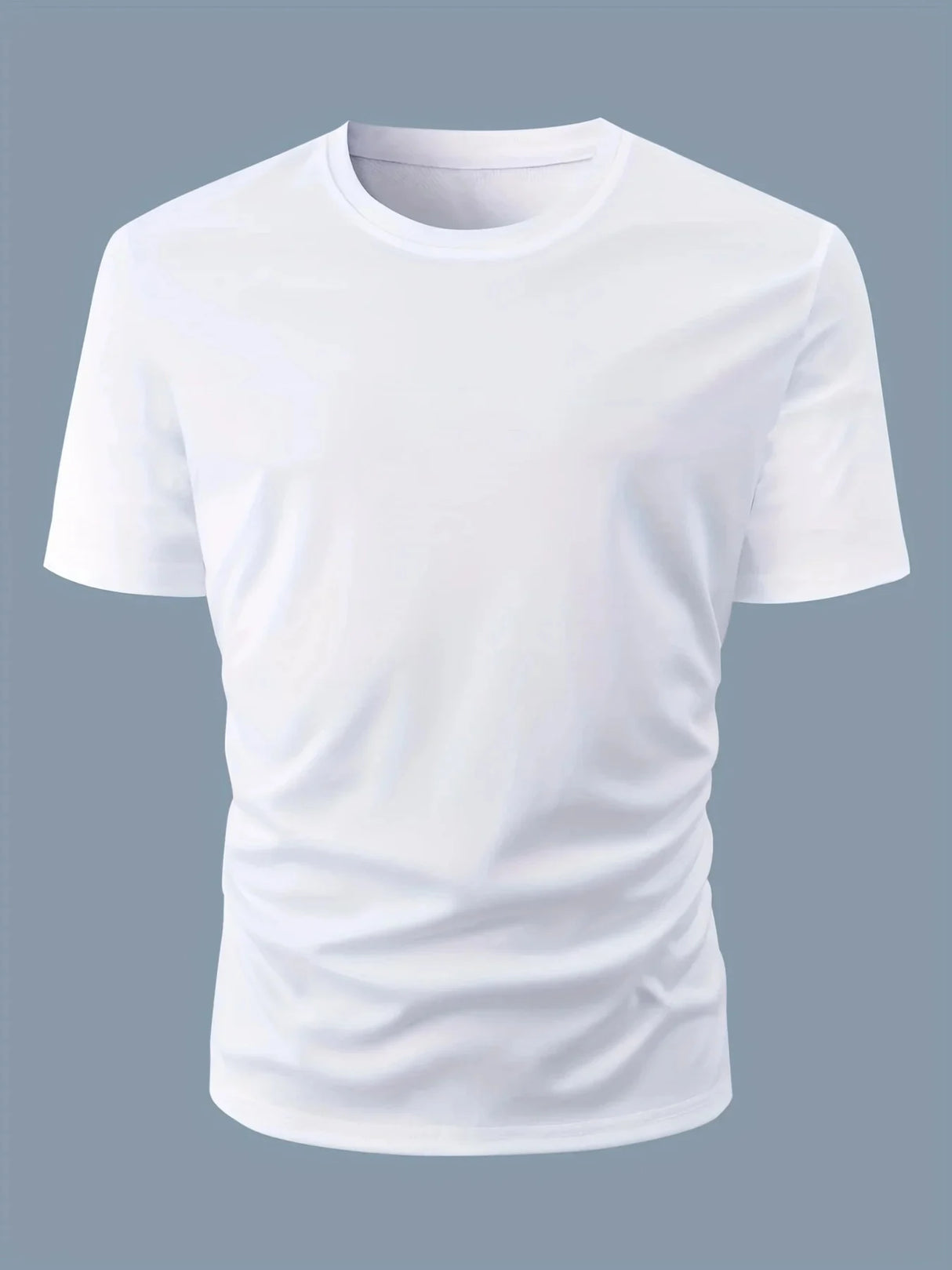 Men Letter Print Cotton Tee