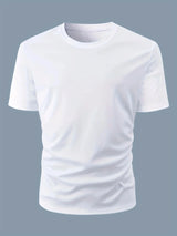Men Letter Print Cotton Tee