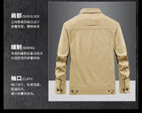 Men's Plus Size Outdoor Jacket – Slim Fit Cargo Coat