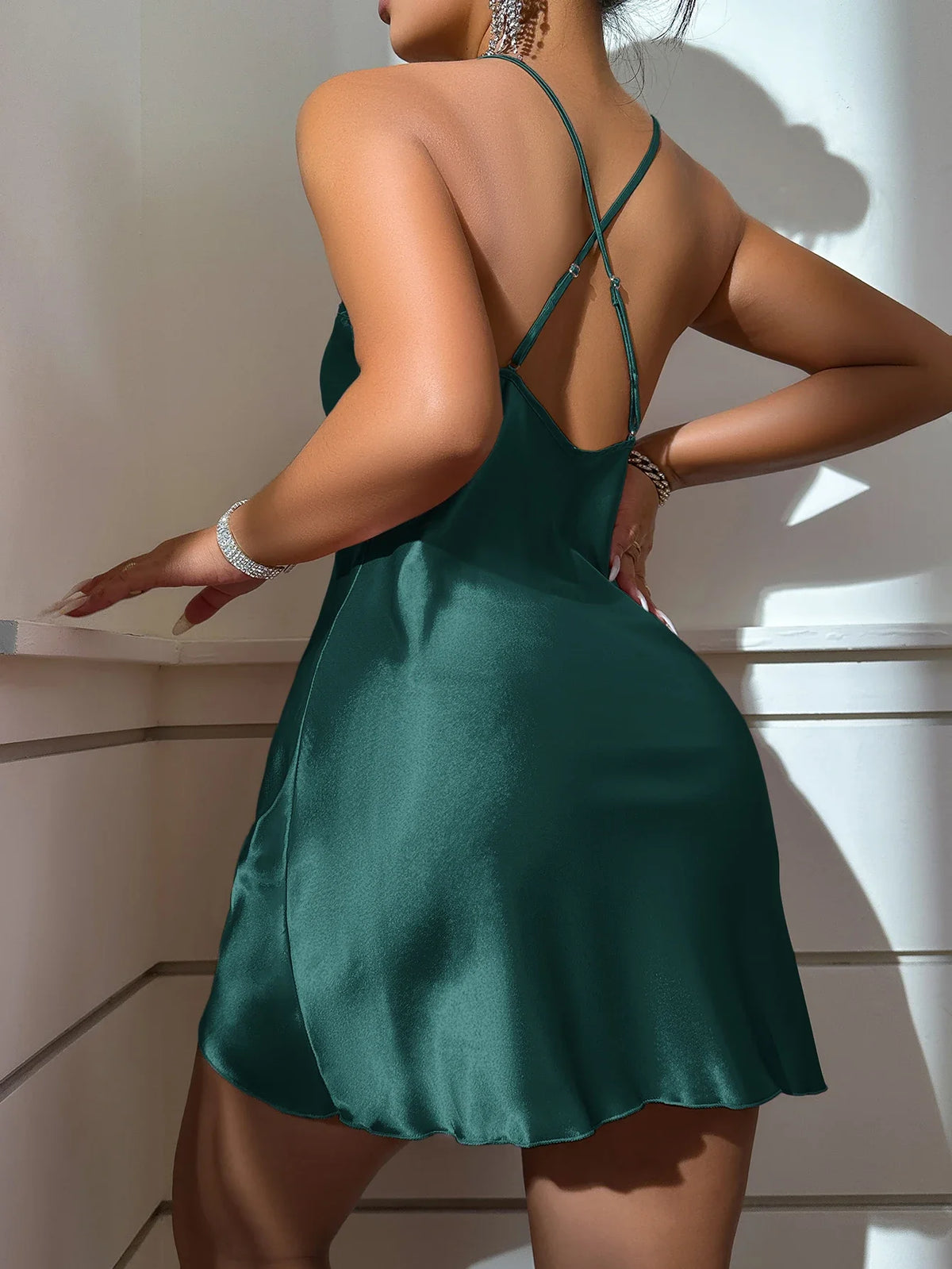 Scarlett Silk Slip Nightdress