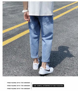 Men’s Simple Straight Denim Jeans