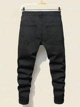 Men's Splash Ink Patchwork Jeans