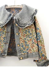 Women’s Luxury Pearl Bridal Denim Jacket