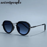 Vintage Round Metal Sunglasses