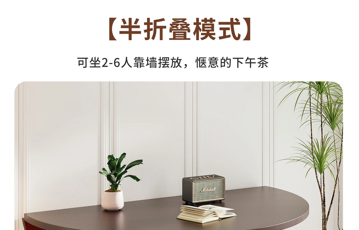 Round Foldable Dining Table