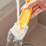 Kitchen Pan & Dish Cleaning Scraper – Soft Blade Brush