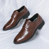 Men’s Full-Grain Leather Dress Shoes