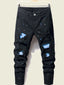 Men's Splash Ink Patchwork Jeans