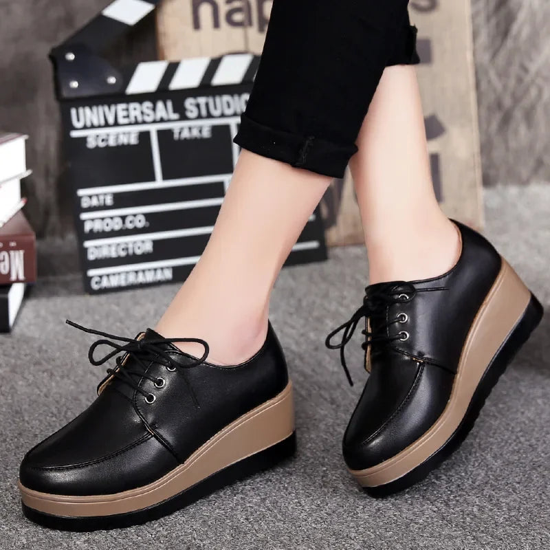 Women Platform Oxfords – 2025