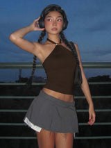 Women's Halter Crop Top