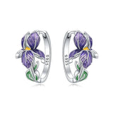 925 Sterling Silver Flower Earrings