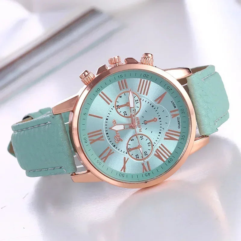 Women’s Leather Dress Watch