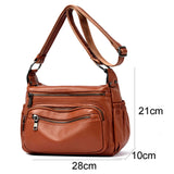 Structured Leather Crossbody Bag