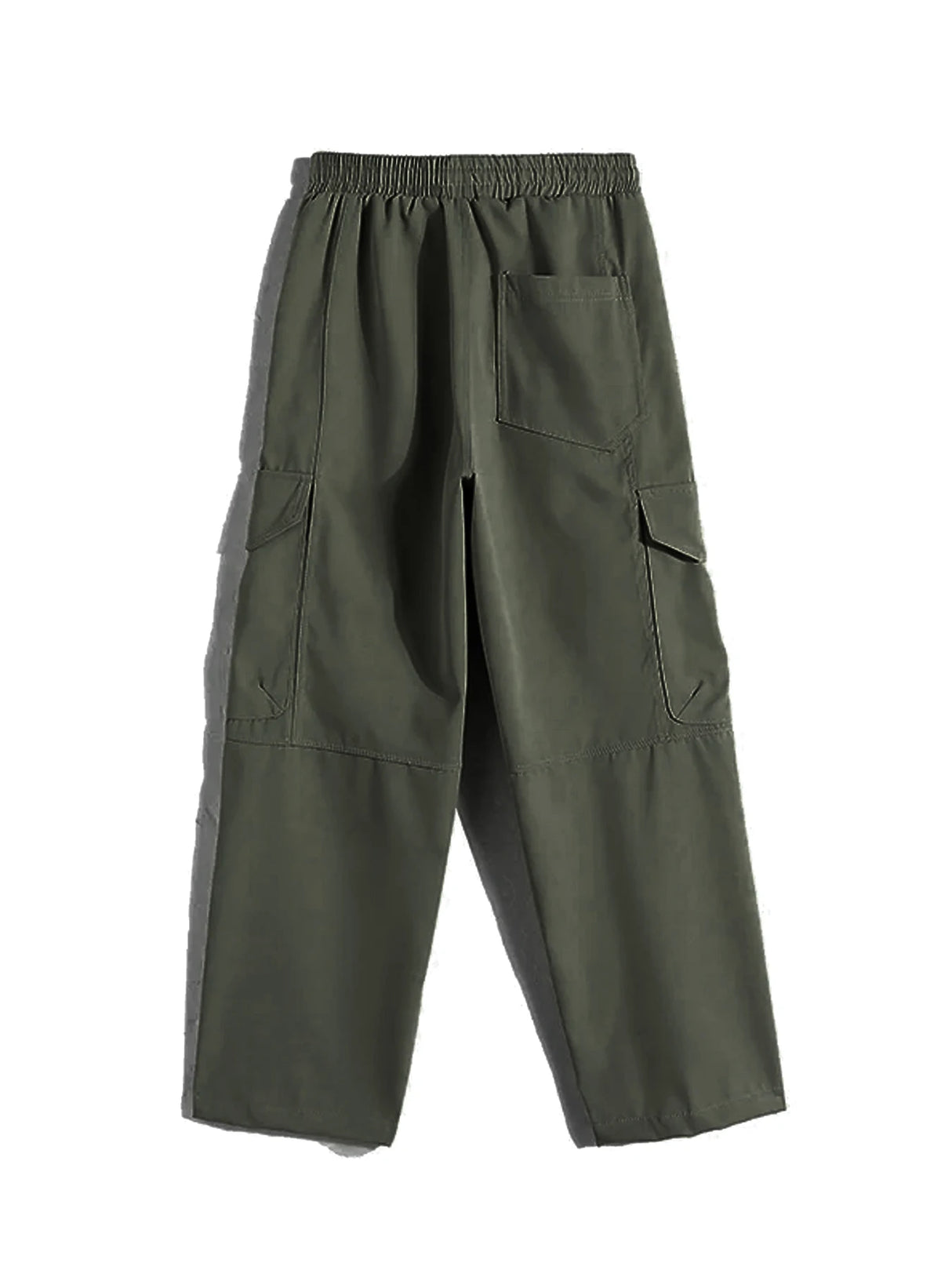 Men Oversize Black Cargo Pants