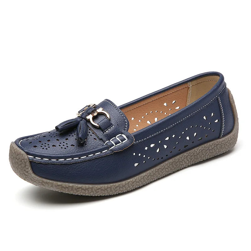 Round Toe Nurse Loafers – Soft Sole & Non-slip 2025
