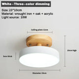 Nordic Wooden Ceiling Lamp