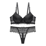 Women Floral Lace Garter Set