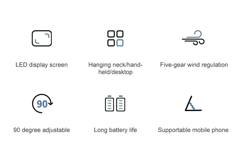 Portable Neck Fan Air Cooler
