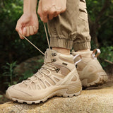 Men’s Platform Outdoor Waterproof Ankle Boots