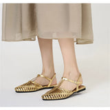 Women’s Pointed Toe Flat Roman Sandals