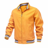 Men’s Solid Color Racing Windbreaker
