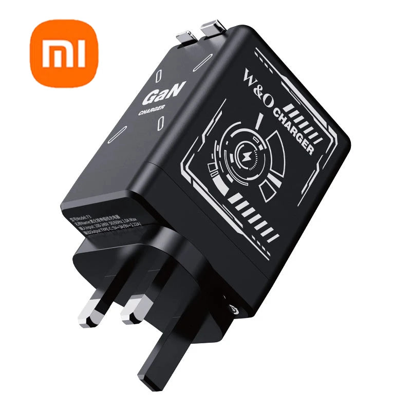 120W Fast Charger with Type-C & Lightning Cable