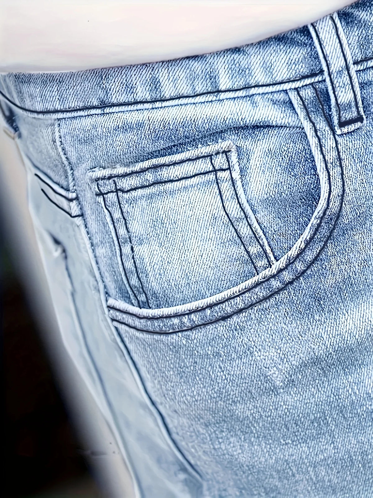 Men's Slim Fit Distressed Jeans
