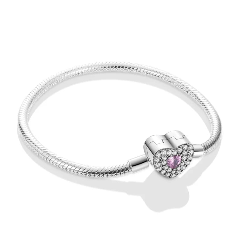 Sterling Silver Heart Bracelet