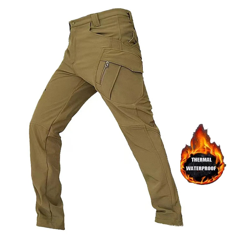 Men Softshell Fleece Waterproof Jacket