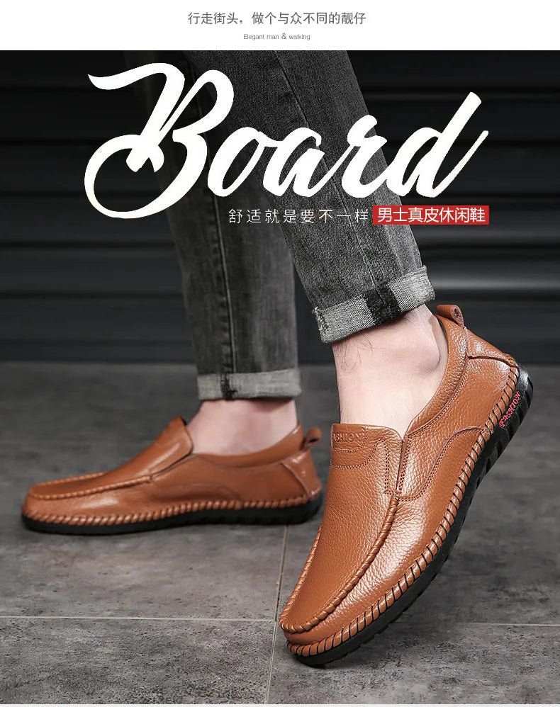 Men’s Italian Leather Driving Loafers