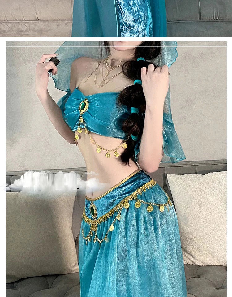 Egyptian Queen Belly Dance Costume Set
