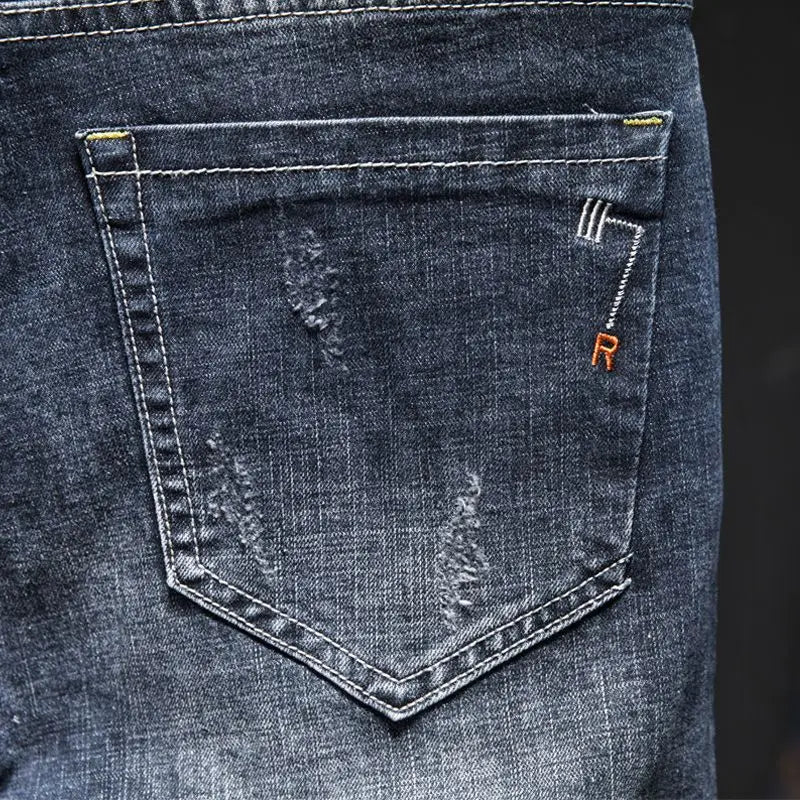 Apex Ripped Straight Jeans