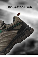 Men Leather Outdoor Trekking Shoes