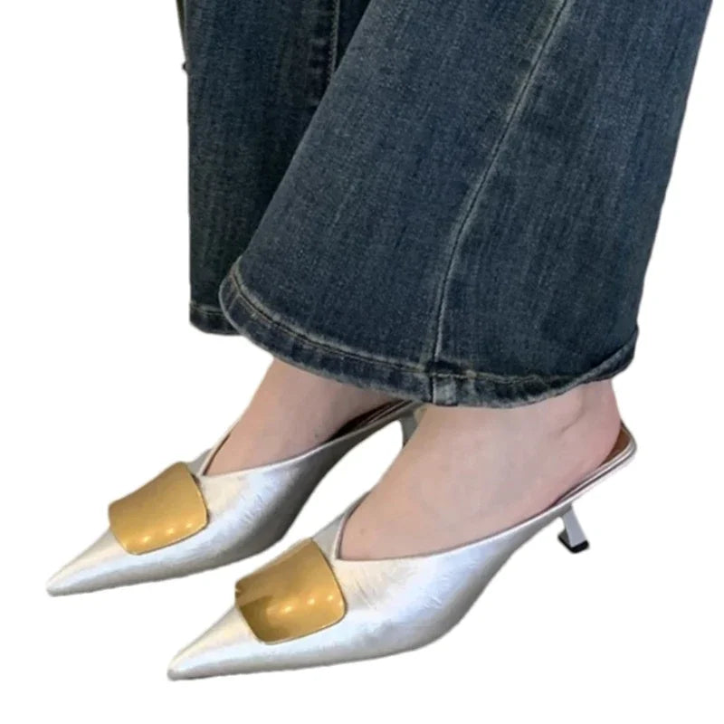 Women’s Luxury Heeled Mules