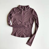 Women Quick Dry Zipper Sports Jacket