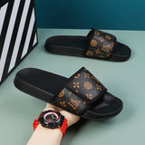 Men Genuine Leather Summer Sandals Slippers