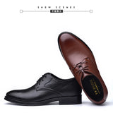 Men’s Black Leather Oxfords