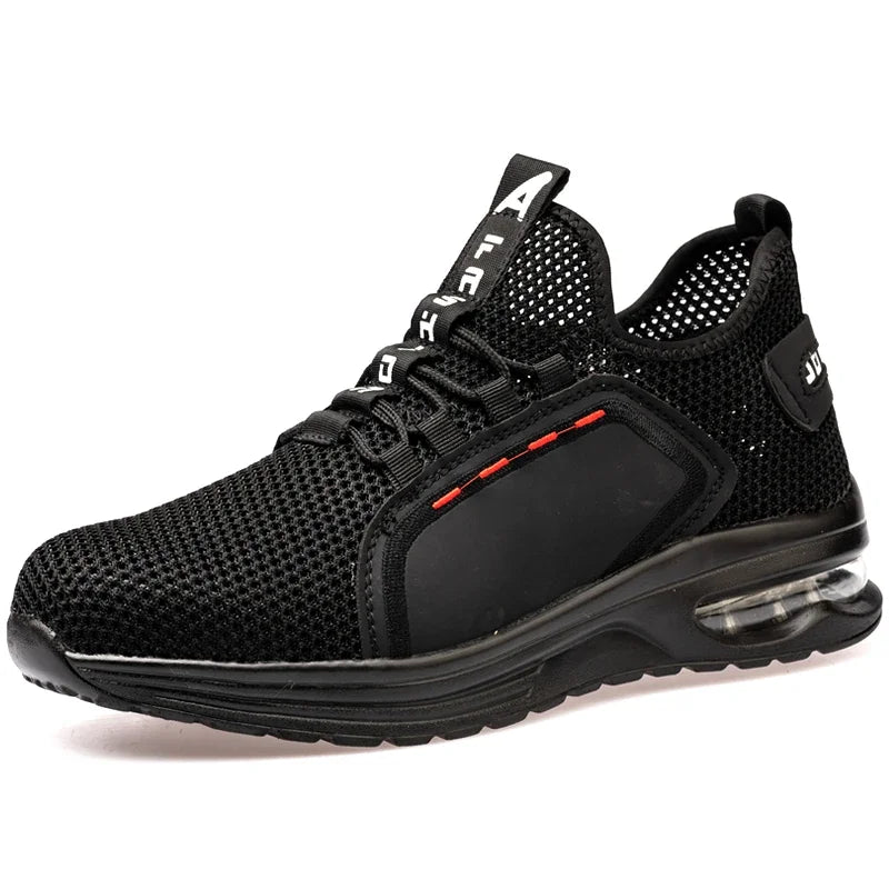 Women Safety Shoes Anti Smash Protective Sneakers