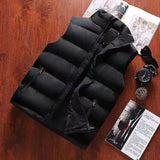 Men’s Warm Sleeveless Vest Jacket