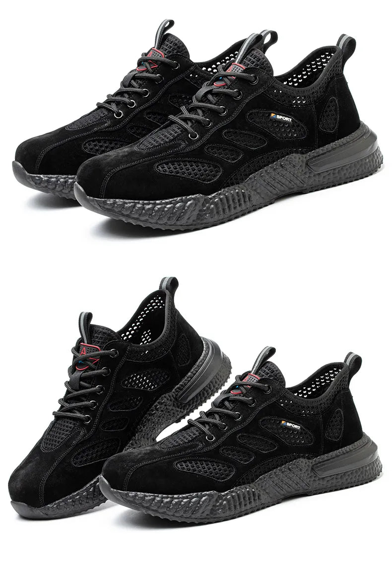 Men Lightweight Safety Work Shoes