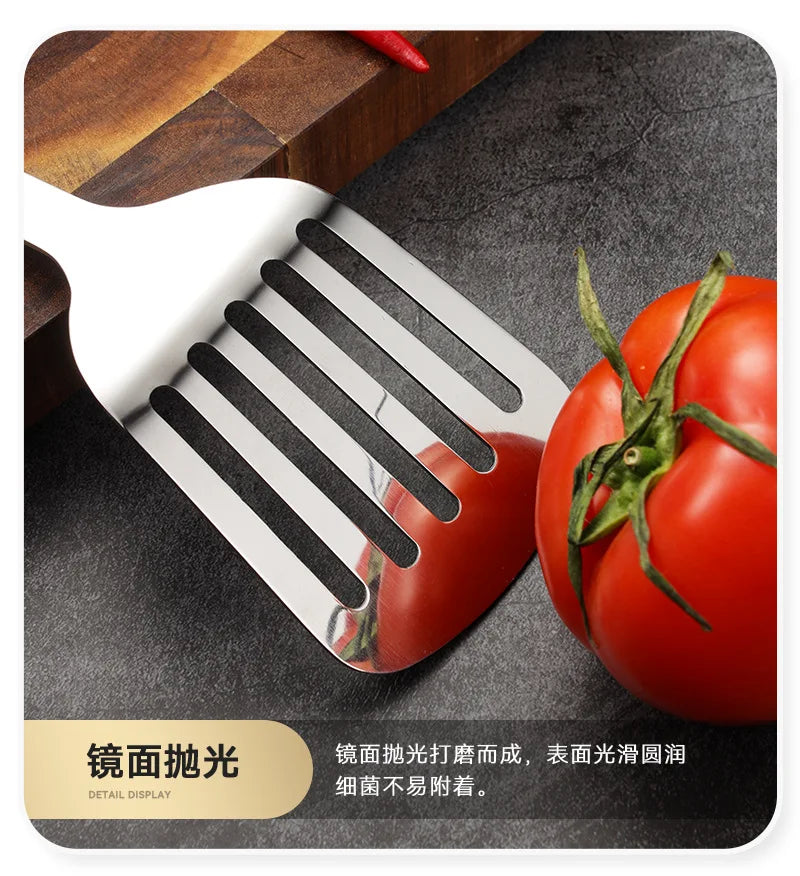 Wooden Handle Wok Spatula & Cooking Utensils