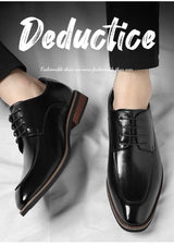 Men Large Size Leather Dress Shoes