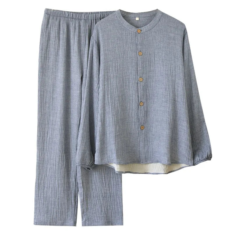 Men’s Cotton Muslin Pajama Set