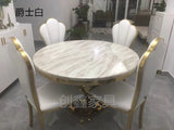 Rotating Metal Dining Table
