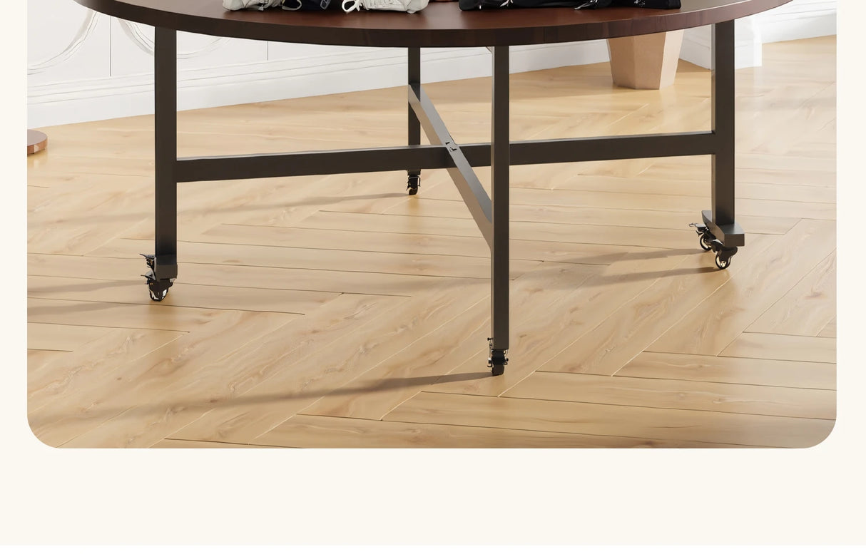 Round Foldable Dining Table