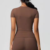 Women High Elastic Quick Dry Sports Top