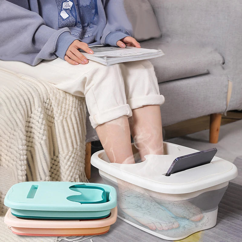 Foldable Footbath Massage Bucket