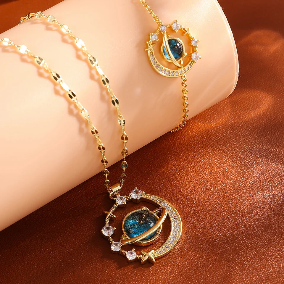 Luxury Zircon Jewelry Set for Women