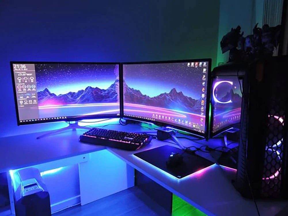 Smart Bluetooth LED Strip Lights – App & Remote Control