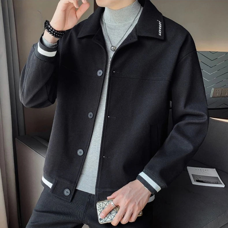 Men’s Slim Fit Wool Blend Jacket